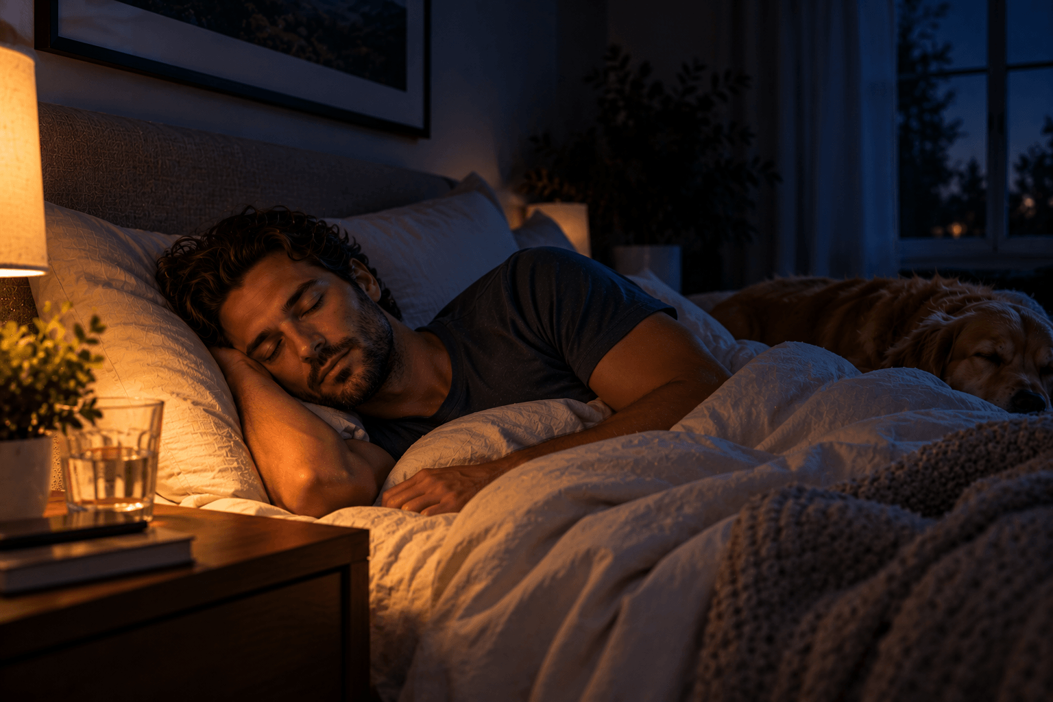 2:30 am: a person snoring with their mouth open